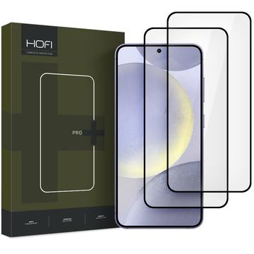 Samsung Galaxy S25 Hofi Premium Pro+ Tempered Glass Screen Protector - 9H - 2 Pcs. - Black Edge