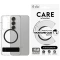 Samsung Galaxy S25 PanzerGlass Care Kickstand Case - MagSafe Compatible - Clear / Black