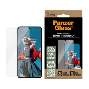 Samsung Galaxy S25 PanzerGlass Ultra-Wide Fit Screen Protector - 9H