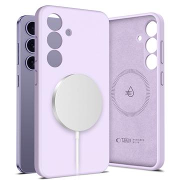 Samsung Galaxy S25 Tech-Protect Liquid Silicone Case - MagSafe Compatible - Mauve