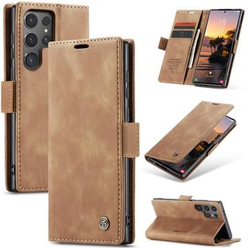 Samsung Galaxy S25 Ultra Caseme 013 Series Wallet Case - Brown