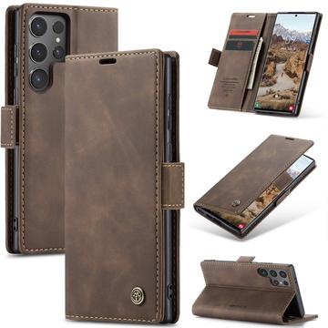 Samsung Galaxy S25 Ultra Caseme 013 Series Wallet Case - Coffee