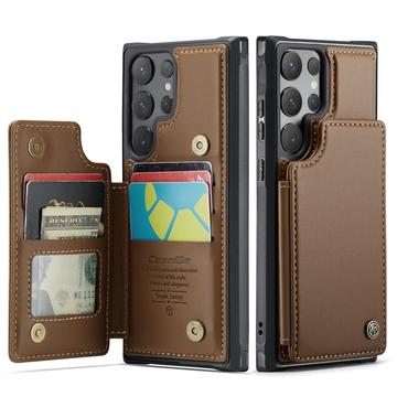 Samsung Galaxy S25 Ultra Caseme C22 Case RFID Card Wallet - Brown