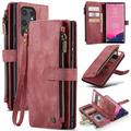 Samsung Galaxy S25 Ultra Caseme C30 Multifunctional Wallet Case - Red