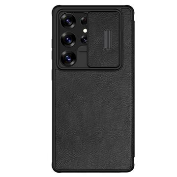 Samsung Galaxy S25 Ultra Nillkin Qin Pro Flip Case - Black