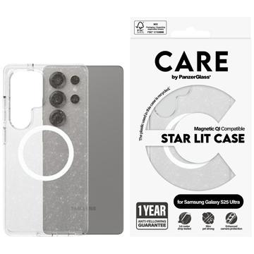 Samsung Galaxy S25 Ultra PanzerGlass Care Star Lit Case - MagSafe Compatible - Transparent white