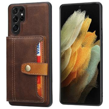 Samsung Galaxy S25 Ultra Retro Style Case with Wallet