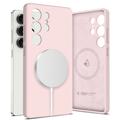 Samsung Galaxy S25 Ultra Tech-Protect Liquid Silicone Case - MagSafe Compatible - Pink Pearl