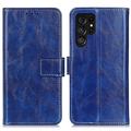 Samsung Galaxy S25 Ultra Wallet Case with Magnetic Closure - Blue