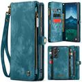 Samsung Galaxy S25+ Caseme 008 2-in-1 Multifunctional Wallet Case - Blue