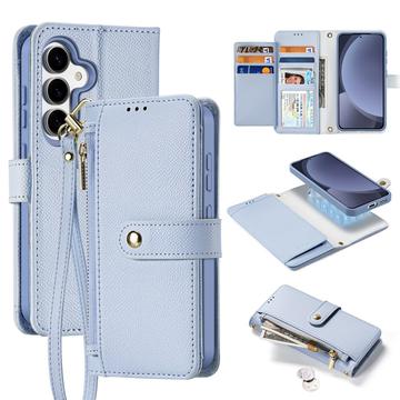 Samsung Galaxy S25+ Dux Ducis Lawa Wallet Leather Case w. Magnetic Cover - Baby Blue