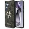 Samsung Galaxy S25+ Guess 4G Big Metal Logo Hybrid Case - Brown