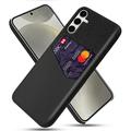 Samsung Galaxy S25+ KSQ Case with Card Pocket - Black