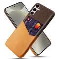 Samsung Galaxy S25+ KSQ Case with Card Pocket - Orange