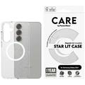 Samsung Galaxy S25+ PanzerGlass Care Star Lit Case - MagSafe Compatible - Transparent white