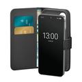 Samsung Galaxy S25+ Puro Wallet Case with 2 Card Slots - Black