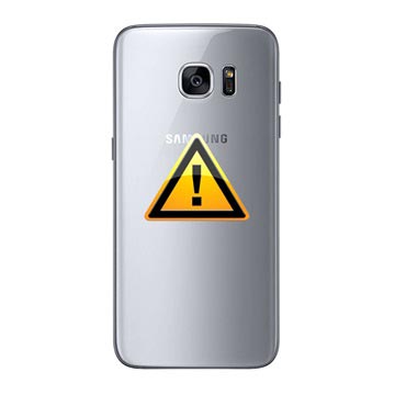 Samsung Galaxy S7 Edge Battery Cover Repair - Silver