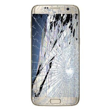 Samsung Galaxy S7 Edge LCD and Touch Screen Repair (GH97-18533C) - Gold