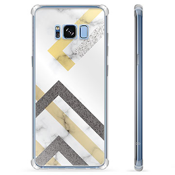 Samsung Galaxy S8 Hybrid Case - Abstract Marble