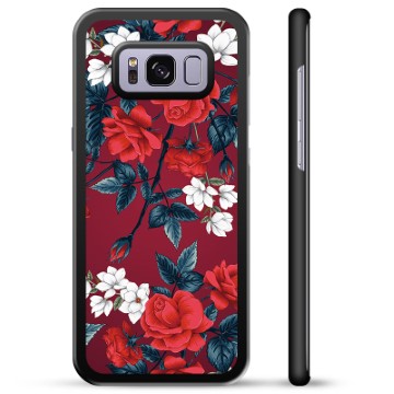 Samsung Galaxy S8 Protective Cover - Vintage Flowers