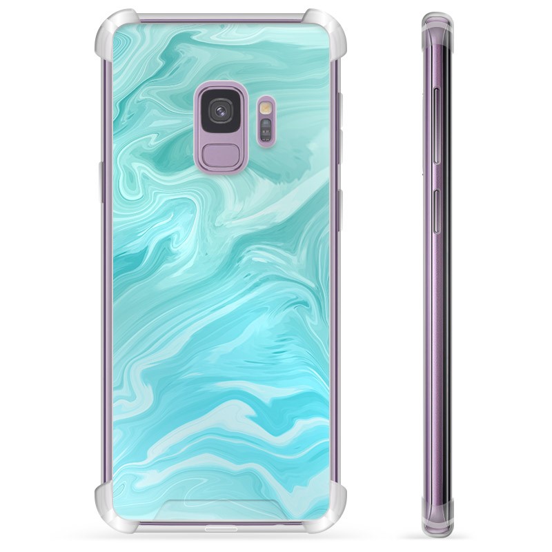 Samsung Galaxy S9 Hybrid Case - Blue Marble