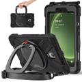 Samsung Galaxy Tab Active5 Heavy Duty 360 Case with Hand Strap - Black