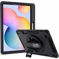 Samsung Galaxy Tab S6 Lite 2020/2022/2024 JT Berlin Rugged Case w. Kickstand & Hand Strap - Black