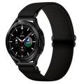 Samsung Galaxy Watch4/Watch4 Classic/Watch3/Active2/Active/Gear Sport/Gear S2 Classic Nylon Braided Strap - 20mm - Black