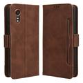 Samsung Galaxy Xcover7 Cardholder Series Wallet Case - Brown