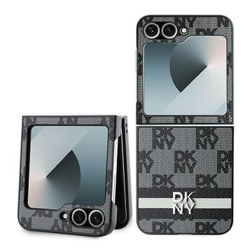 Samsung Galaxy Z Flip6 DKNY Checkered Pattern and Stripe Case