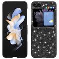 Samsung Galaxy Z Flip6 Glitter Series Hybrid Case - Black