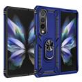 Samsung Galaxy Z Fold4 5G Hybrid Case with Metal Kickstand - Blue