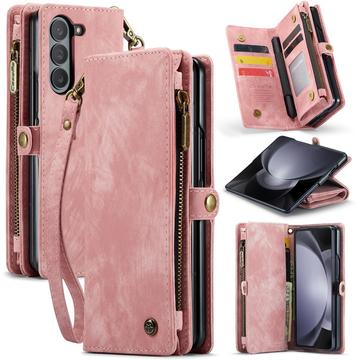 Samsung Galaxy Z Fold6 Caseme 008 2-in-1 Multifunctional Wallet Case - Pink