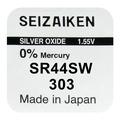 Seizaiken 303 SR44SW Silver Oxide Battery - 1.55V