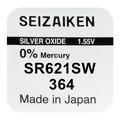 Seizaiken 364 SR621SW Silver Oxide Battery - 1.55V