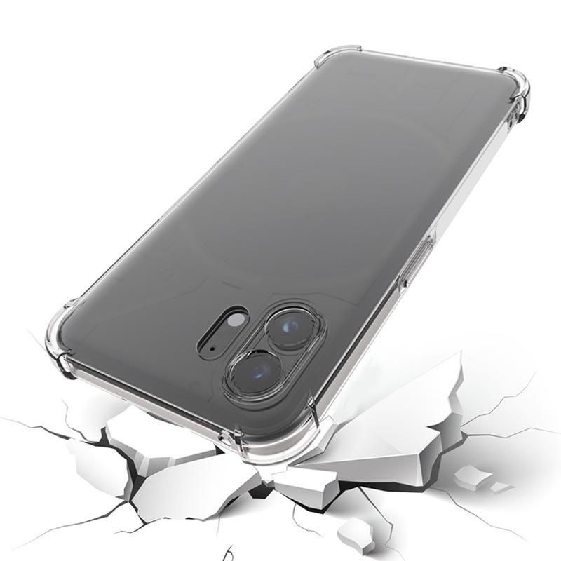 Crystal Clear Nothing Phone 2 Case.Soft Slim Fit Transparente Plastic TPU  Funda protectora de silicona para Nothing Phone 2 [agarre delgado y cómodo]