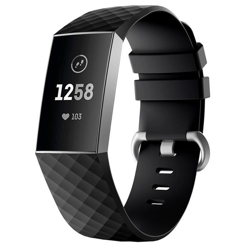 Fitbit Charge 3 Silicone Wristband with 
