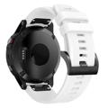 Silicone Strap - Garmin Fenix 6 GPS/6 Pro GPS/5/5 Plus - White