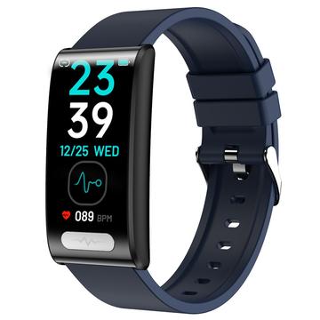 Smart Fitness Tracker w. Blood Sugar Monitoring TK70 - Blue