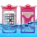 Soft PVC Universal IPX8 Waterproof Case - 6.5" - Hot Pink