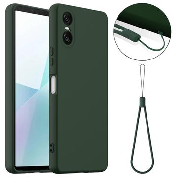 Sony Xperia 10 VI Liquid Silicone Case - MagSafe Compatible - Dark Green