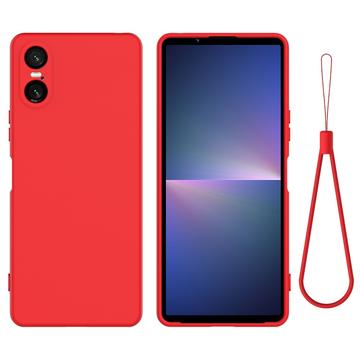 Sony Xperia 10 VI Liquid Silicone Case - Red