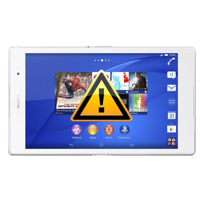 Замена стекла планшета sony xperia z3 tablet compact