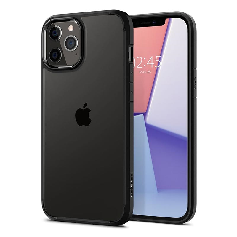  Spigen Ultra Hybrid Designed for iPhone 12 Case (2020) /  Designed for iPhone 12 Pro Case (2020) - Matte Black : Cell Phones &  Accessories