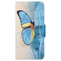 Style Series Nokia 5.4 Wallet Case - Blue Butterfly