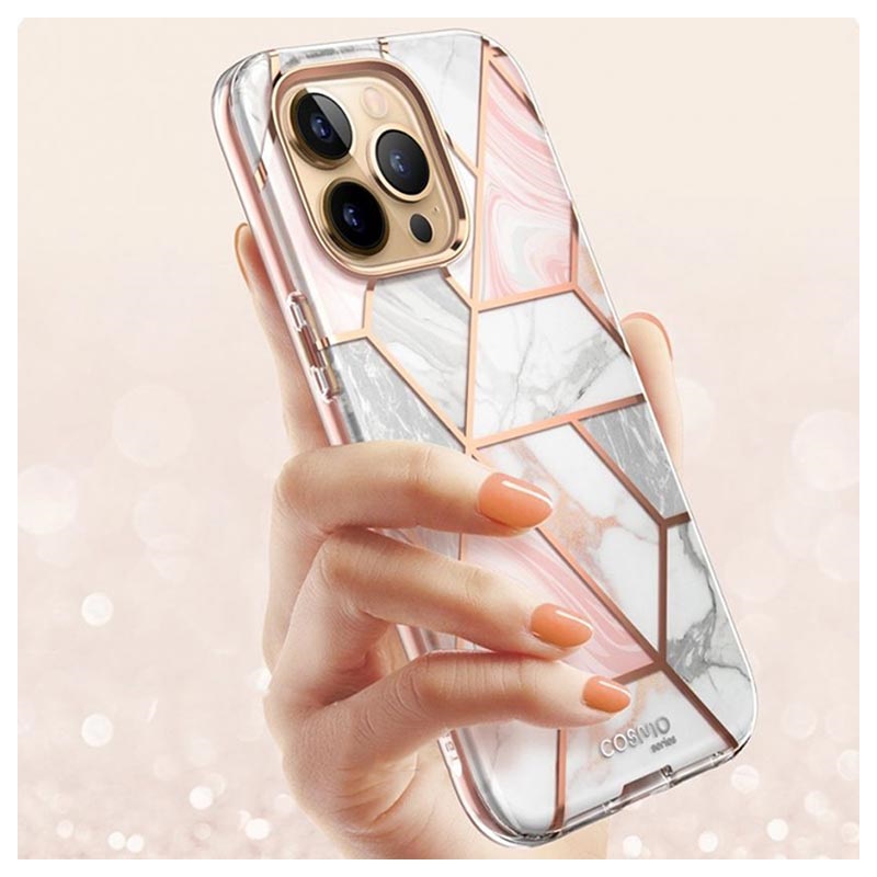 Supcase Cosmo Iphone 13 Pro Max Hybrid Case Pink Marble