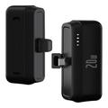 T160 Mini Portable USB-C Power Bank - PD 20W, 5000mAh - Black
