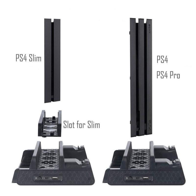 TP4-882 Vertical Stand with Cooling Fan Controller Cooler Dual Charging ...