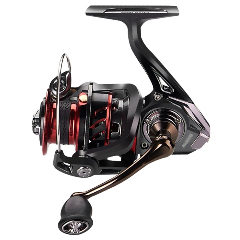 red and black baitcaster reel