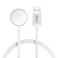 Tech-Protect MC02 UltraBoost Magnetic Charger for Apple Watch with USB-A Cable - 1m - White